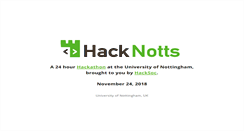 Desktop Screenshot of hacknotts.com